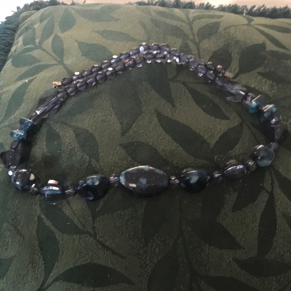 Plus size Blue choker - Picture 1 of 1